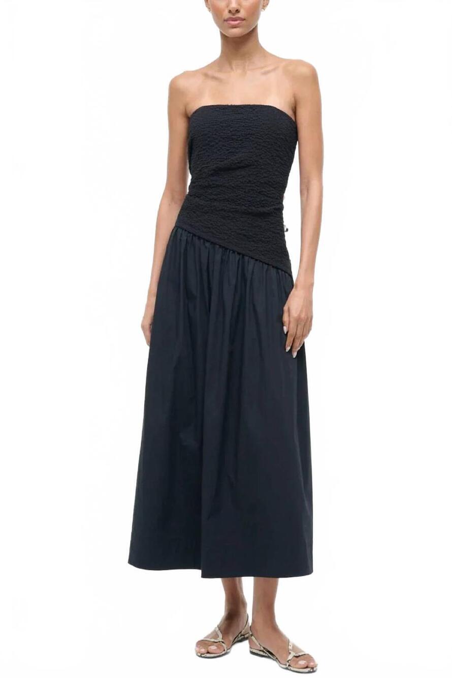 NEW STAUD nia dress in black
